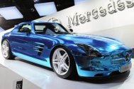  Salonul Auto de la Paris 2012 Mercedes SLS AMG Electric Drive electrizeaza Parisul! 