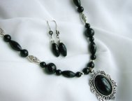 Set colier si cercei onix