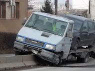 Imagini incrediibile Accident bizar în față la Metro 2  (galerie foto)