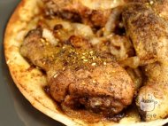 Pui cu ceapa caramelizata