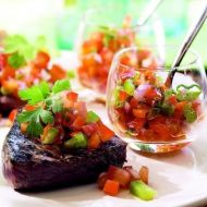 Friptură de vită cu salată 