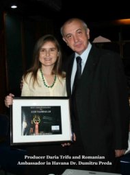 Global Film Studio îşi extinde Consiliul Consultativ prin onorabilul  Dr. Dumitru Preda, Ambasadorul României în Cuba