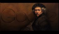 GOOGLE a creat un DOODLE special pentru aniversarea lui Rembrandt van Rijn 