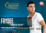 Faydee, în Crema Summer Club
