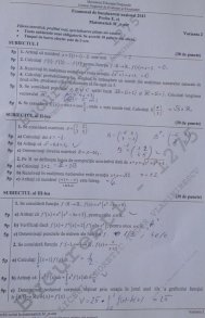 Bac 2013 Ce subiecte au avut de rezolvat azi elevii la probele de matematică şi istorie  