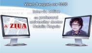 Interviu online cu profesorul universitar doctor Natalia Roşoiu nu va mai avea loc. alfă motivul! Tema este - Cine este biochimistul constănţean care a descoperit primul medicament românesc creat din organisme marine       
