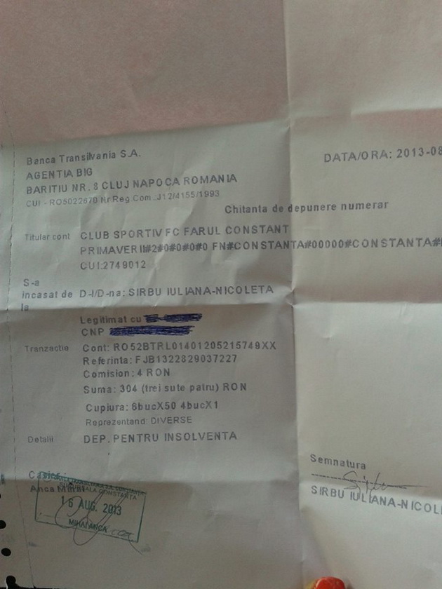 marinarii intra maine in cantonament in amicalul cu cfr farul a avut in echipa fotbalisti de la otopeni