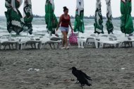 Fotoreportaj Mamaia, peisaj sinistru ca-n filmele lui Hitchcock  