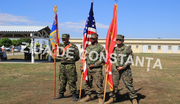 fotoreportaj demonstratie militara romano americana de manuit drapele 469782