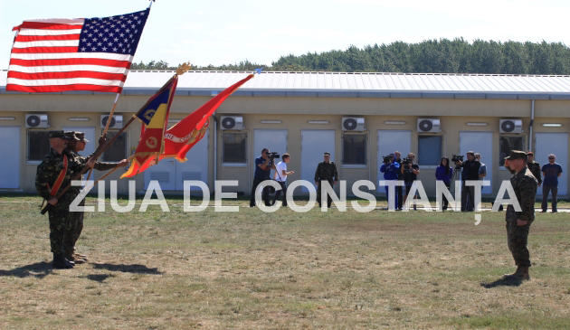 fotoreportaj demonstratie militara romano americana de manuit drapele 469782