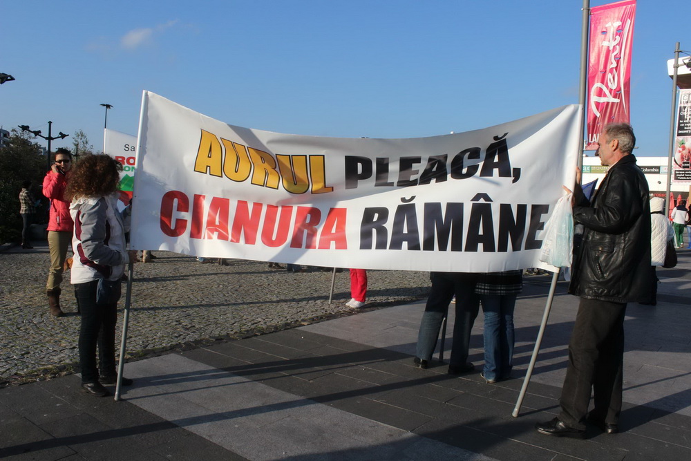 baricada verde la constanta un nou protest impotriva proiectului aurifer de la rosia montana 472199