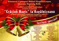 Mihail Kogălniceanu organizează în acest week-end un târg de Crăciun