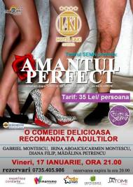 Piesa de teatru „Amantul perfect” pusă în scenă la Hotel Iaki