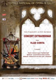 Concert Extraordinar, la Oleg Danovski. Programul a fost modificat din cauza condiţiilor meteo 