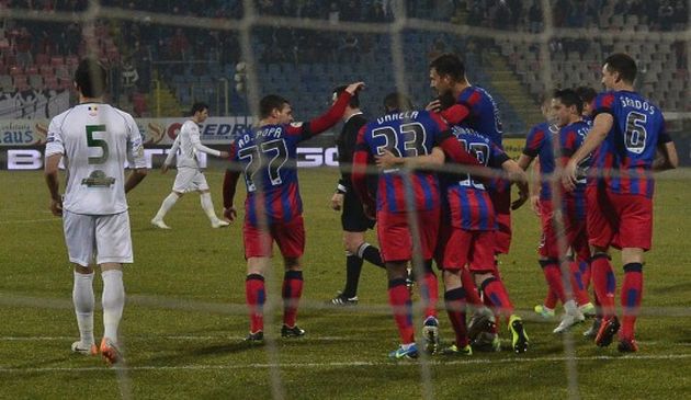 Steaua si Concordia Chiajna au sustinut primul meci oficial din 2014