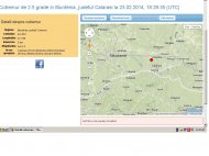 A fost cutremur aproape de Călăraşi   