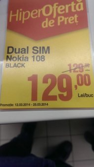Ştiţi cum descriu tabloidele unele imagini? Râzi de mori cu oferta-ofertelor la Nokia 108 Dual SIM     