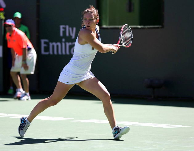 simona halep, agnieszka radwanskam indian wells, constanta, set, semifinale