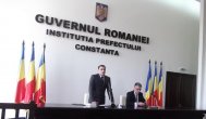 Cine a participat la ceremonial Radu Volcinschi, învestit ieri în funcţia de prefect al Constanţei