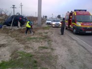 Un şofer s-a răstunat cu maşina în apropiere de Mihail Kogălniceanu   