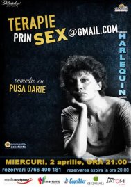 Piesa de teatru „Terapieprinsex@gmail.com”, în această seară, la Harlequin Mamaia