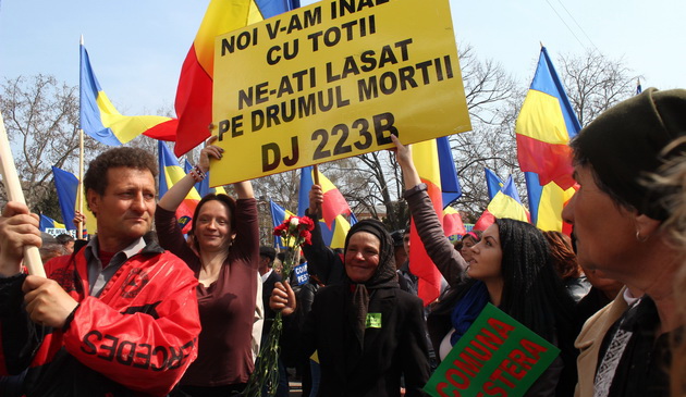 protest vrabie, liberali, consiliul judetean, pestera