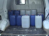 Transport ilegal de peste patru sute de litri de alcool  depistat