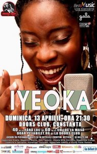 Concert extraordinar Iyeoka, live în Club Doors din Constanţa