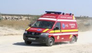 Minoră accidentată de o ambulanţă în Mihail Kogălniceanu