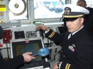 Oficialii militari ai navei USS Donald Cook, în vizită la Prefectura Constanţa