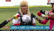 Elena Udrea sare cu parașuta de 1 Mai   