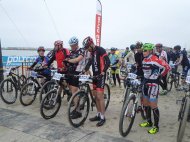 Startul primului concurs european de ciclism pe nisip s-a dat astăzi pe plaja Modern din Constanța