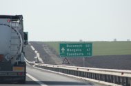Lucrări pe Autostrada Soarelui, pe sensul de mers Constanţa-Bucureşti