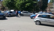Accident rutier pe bulevardul Alexandru Lăpuşneanu, în faţa liceului Telecom   