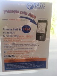 RATC  80 de constănţeni au ales să îşi cumpere bilete de călătorie prin SMS