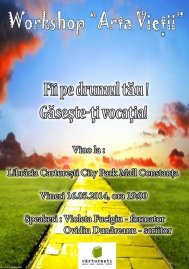 Workshop despre vocaţie la librăria Cărtureşti din Constanţa