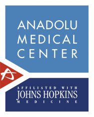 Bolnavii pot primi a doua opinie medicală gratuită Specialiștii în oncologie de la Anadolu Medical Center vin în Constanța  