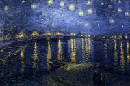Pictura zilei „Starry Night Over the Rhone” (1888) de Vincent van Gogh