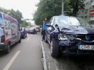 Accident rutier pe bulevardul Tomis din Constanţa 