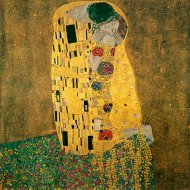Pictura zilei „The Kiss” (1908 – 1909) de Gustav Klimt 