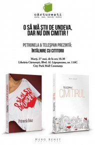 Întâlnire cu scriitorii Petronela Rotar şi Adrian Teleşpan în City Park Mall din Constanţa