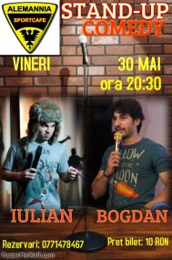 Spectacol de stand-up comedy cu Iulian şi Bogdan