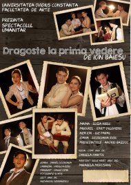 Spectacol umanitar la Universitatea „Ovidius” din Constanţa