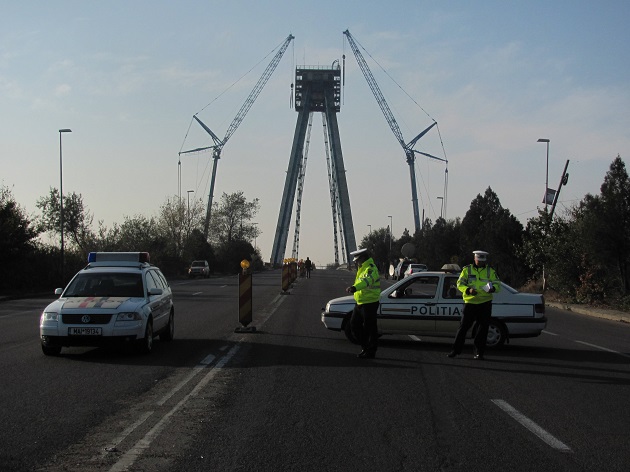 pod agigea inchis, politia romana, ocolire mangalia, restrictie circulatie, centrul infotrafic
