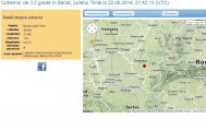 Cutremur de suprafaţă aproape de Timişoara     