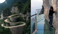 Din frumuseţile lumii Muntele Tianmen - locul unde îl întâlneşti pe Dumnezeu (galerie foto+video)