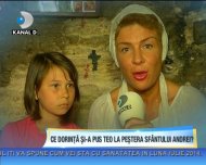 Află ce dorinţa şi-a pus Teo Trandafir, în vizită la Mănăstirea Sfântul Andrei   