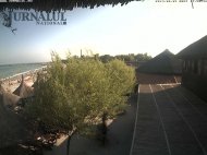 Imagine extraordinară surprinsă de camera de luat vederi  Curcubeu apărut din senin în Staţiunea Olimp 