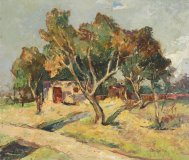 Pictura zilei „Case în Provence” de Adam Bălţatu 