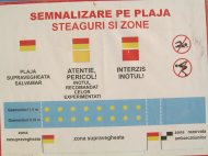 De aia se întâmplă nenorociri Aţi citit, vreodată, ce scrie pe panoul de semnalizare de pe plajă?